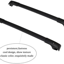 AMFULL Roof Rack Cargo Carrier For Jeep Cherokee 2014-2019 Rooftop Luggage Crossbars - Fits Side Rails Models ONLY