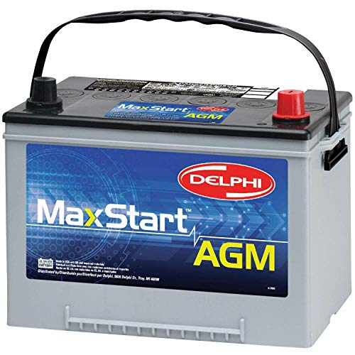 Delphi BU9034R MaxStart AGM Premium Automotive Battery, Group Size 24F / 34R (Reverse Terminal)