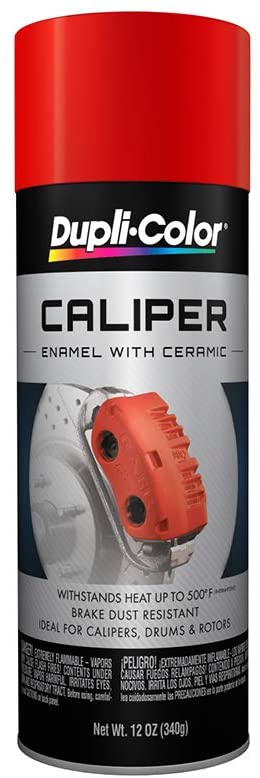 Dupli-Color (BCP100-6 PK) Red Brake Caliper Paint - 12 oz. Aerosol, (Case of 6)