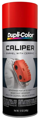 Dupli-Color (BCP100-6 PK) Red Brake Caliper Paint - 12 oz. Aerosol, (Case of 6)