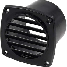 Gazechimp Round Air Vent ABS Louver Grille Cover Black for Rv/Yacht/Boat