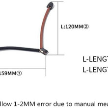 Automotech Front Brake Pad Wear Sensor 7L0907637 Fits for A u d i V O L K S W A G E N Porsche