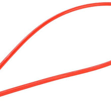 Car Ignition Cable, 8mm Silicone Spark Ignition Cable Wire Car Auto Accessory Replacements Part 1 Meter (Red)