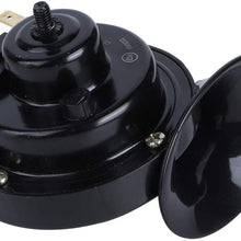 Motorcycle Snail Horn, Universal 12V 110dB 510HZ Motorcycle Electric Snail Horn Loud Voice Speaker