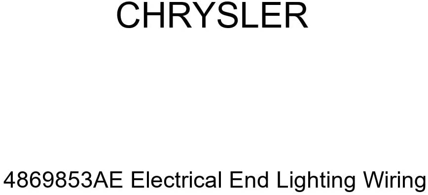 Genuine Chrysler 4869853AE Electrical End Lighting Wiring