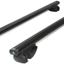 LINGJIE Durable 2Pcs Aluminium Alloy Roof Rack Cross Bars Fit for to YOTA RAV 4 SUV 2016-ONWARDS Adjustable Cross Bar Universal Load Roof Cargo Bars Lockable