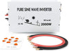 WZRELB 2000W 12V Pure Sine Wave Solar Power Inverter DC AC Converter