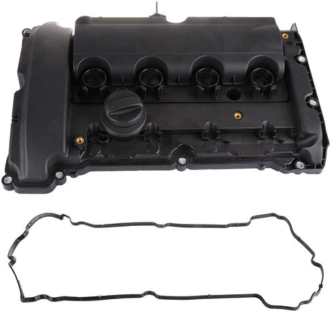 ROADFAR Engine Valve Cover with Gasket 11127561714 11127646555 for 2007 2008 2009 2010 2011 2012 for Mini Cooper S 1.6L 1598CC L4 DOHC Replacement Valve Cover Kits 11127572851 11127585907