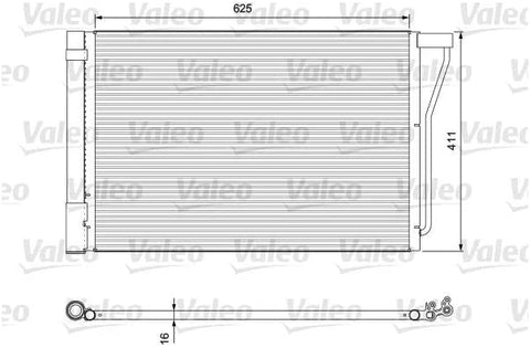 Valeo 814388 A/C Condenser for Select BMW Models