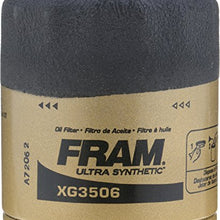 FRAM Ultra Synthetic Automotive Replacement Oil Filter, Designed for Synthetic Oil Changes Lasting up to 20k Miles, XG3506 with SureGrip (Pack of 1)