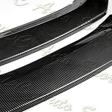 S SIZVER Signature 3PCS Carbon Fiber Print Look Front Lower Bumper Body Kit Spoiler Lip Compatible with 2016-2020 Civic All Model