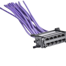 Suuonee Blower Resistor Connector, ABS Blower Resistor Connector Wiring Harness for Renault Megane 02-16 7701209803 7701060001