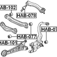 52368Sm1A01 - Arm Bushing (for Rear Track Control Rod) For Honda - Febest