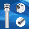 2 Pcs Car Lock Knob, Aluminum Interior Door Lock Knob Pull Pins for Car SUV Truck Automobile (Color : Silver)