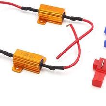 uxcell 2Pcs 25W 3RJ LED Headlight Canbus Decoder No Error Free Load Resistor for Car