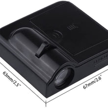 Bat Door Light, 2Pcs Universal Wireless LED Car Door Welcome Light, Courtesy Welcome Led Projector Logo Batman Lamp, Battery Operated with Magnet Sensor