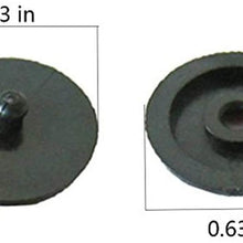Seat Belt Stop Button Buttons Prevent Seat Belt Buckle from Sliding Down The Belt Set of 4 Plastic Seat-Belt Stopper Clips Snap-On System No Welding Required Black