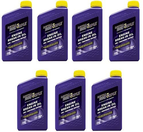 Royal Purple 11487 Break-In Engine Oil 10W-30 for Performance Engines w/Flat Tappet Camshafts and Lifters - 1 qt (Case of 7)