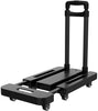 Upgraded 2020 Utility Folding Hand Truck Dolly Cart with Carrying Capacity 440LBS. 6 Wheels, 360 Rotating Portable Heavy Duty Platform Trolley Cart for Shopping, Moving, Travelling, Luggage and Office