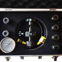 ZHFEISY Hydraulic Accumulator Nitrogen Charging Filling - 7 in 1 Charging Tool Gas Valve Test Kit FPU-1-25/40MPA
