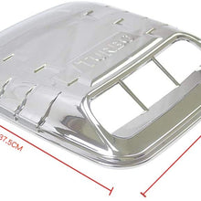 NINTE 3D Chrome Universal Car ABS Vents Decorative Air Flow Intake Hood Scoops Ventilation Cover