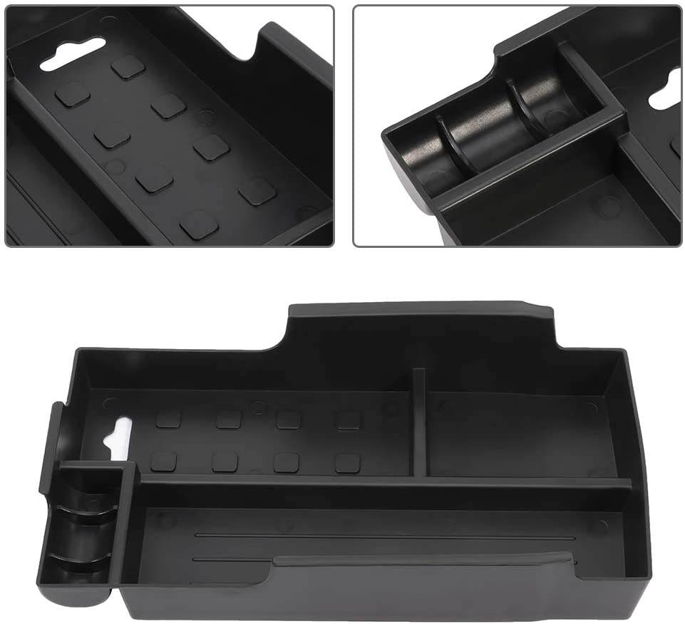 OCPTY Auto Center Console Insert Organizer Tray for 12-17 for Toyota Camry(Black)