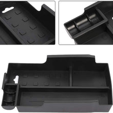 OCPTY Auto Center Console Insert Organizer Tray for 12-17 for Toyota Camry(Black)