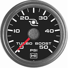 TruckMeter Hewitt 102TM5005 Universal Turbo Boost Gauge KIT - 50 PSI