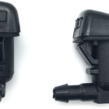 2 Front Hood Windshield Washer Nozzle Water Sprayer Jet fit for Buick Enclave, Cadillac SRX, Chevy Traverse, Chrysler 300M Concorde Intrepid, Dodge Intrepid, Ford Focus, GMC Acadia, Saturn Outlook