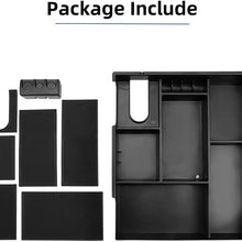 JoyTutus Center Console Organizer Tray for 2014 to 2019 2020 Toyota Tundra Armrest Secondary Storage Box Center Console Insert