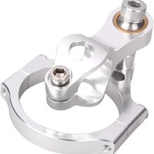 Mallofusa Motorcycle Stabilizer Steering Damper Bracket Mount Holder Kit Compatible for Ducati 848 2008 2009 2010 Gold