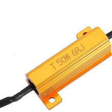 Aramox Car LED Decoder, 2 Pcs 50W 6Ω Load Resistors LED Headlight Error Free Canceller Decoder
