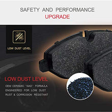 Premium Quality True Ceramic FRONT New Direct Fit Replacement Disc Brake Pad Set 0249 - FRONT 4 PIECES KIT CRD1210