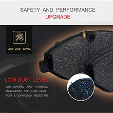 Premium Quality True Ceramic FRONT New Direct Fit Replacement Disc Brake Pad Set 0203 - FRONT 4 PIECES KIT CRD1164