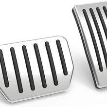 EVFIT Model 3 Performance Pedal Pads, Non-Slip Accelerator Brake Pedal Cover for Tesla Model 3(A Set of 2)