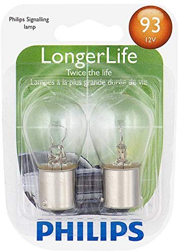 Philips 93LLB2 93 LongerLife Miniature Bulb, 2 Pack