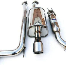 Invidia (HS06HC2G3S) Q300 70mm Cat-Back Exhaust System with Stainless Steel Rolled Tip for Honda Civic Si Coupe