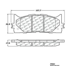 Centric (105.12930) Posi Quiet Brake Pad, Ceramic