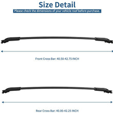 YITAMOTOR Roof Rack Cross Bars Compatible with 2013-2019 Ford Escape, Aluminum Crossbars Rooftop Luggage Cargo Bag Kayak Canoe Bike Carrier