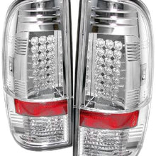 Spyder 5003904 Ford Super Duty F-250/ F-350/ F-450 08-16 LED Tail Lights - Chrome