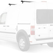 Vantech USA Black Transit Connect J1000 bolt-on ladder roof rack 50" bars