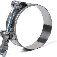 Fdrtew Car Bulbs-Car Film-Car Phone Holder-Car Interior 4 PCS Stainless Steel T-Bolt Hose Clamps Pipe Clip Fuel Line Clip, Size: 67-75mm