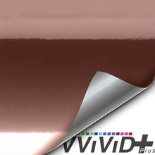 VViViD+ Rose Gold Conform Mirror Finish Chrome Vinyl Wrap Roll (1ft x 5ft)