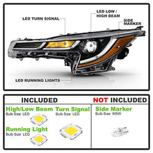 ACANII - For [L | LE Japan Built Model] 2020-2021 Toyota corolla Black LED Projector Headlights Headlamps Set Left+Right