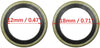 X AUTOHAUX 20pcs Engine Oil Crush Washers Drain Plug Gaskets 12mm ID. 18mm OD. Bronze Tone for Car