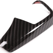TulinTulin Carbon Fiber Printing Plastic Gear Shift Knob Cover Trim for BMW F20 F30 F31 F34 X5 F15 X6 F16 X3 F25 X4 F26 F10 (Style#1-Normal Type)