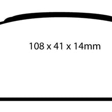 EBC Brakes DP21293 Greenstuff 2000 Series Sport Brake Pad