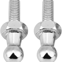 Aukson Ball Studs | 2 pcs Car Stainless Steel Ball Stud Bolt M6 for Gas Struts Ball Ended Bonnet