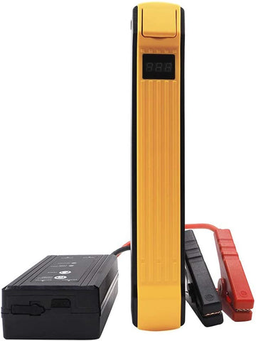 autowit 12V Portable Batteryless Car Jump Starter, Supercap Booster Pack (for 5.0L Gas/3.0L Diesel Engine), 700A Peak /600A Instant, Supersafety, Orange