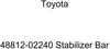 Genuine Toyota 48812-02240 Stabilizer Bar